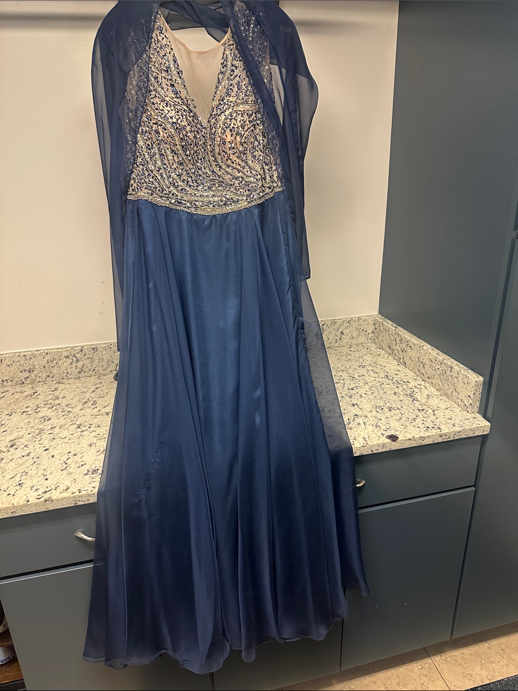 Like New Montage Gown, Only Worn Once.